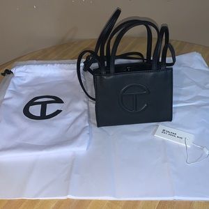 Black Telfar Small Shopping Bag